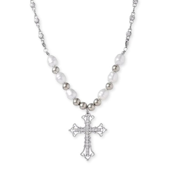 Alba Cross Necklace